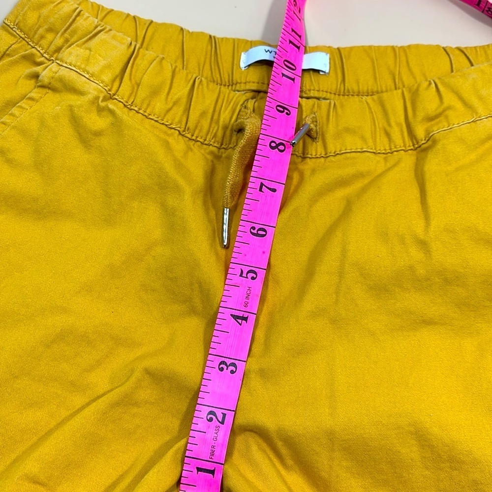 WT02 elastic waist and bottom Mustard Yellow Pants​​​ - Picture 7 of 8
